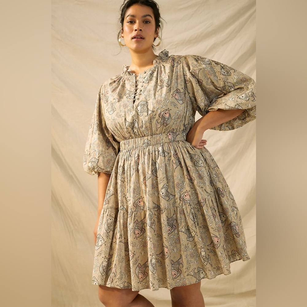 NWOT Anthropologie let me be Celeste mini dress sz 20W